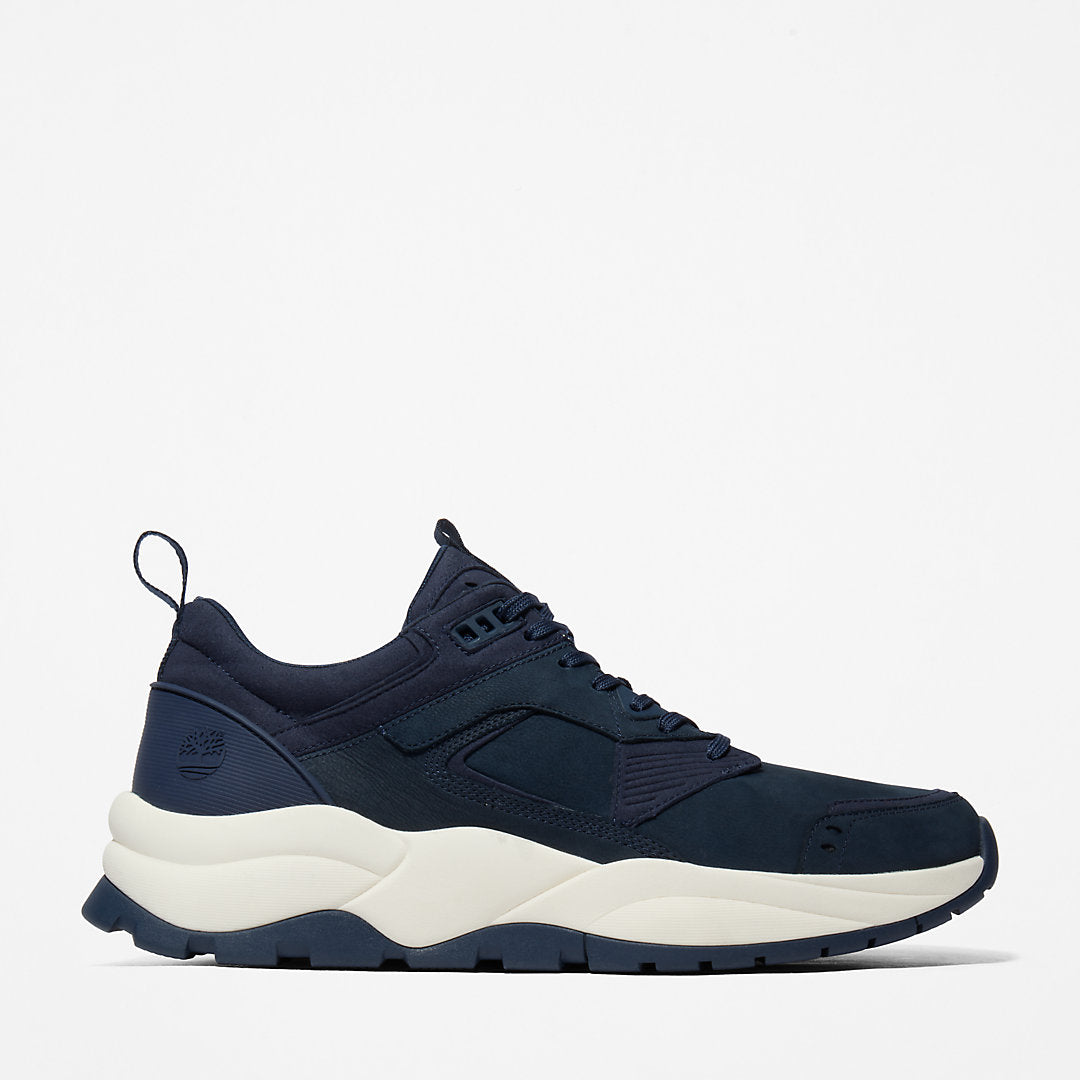 Mens Timberland Tree Racer Leather Trainer for Men in Navy