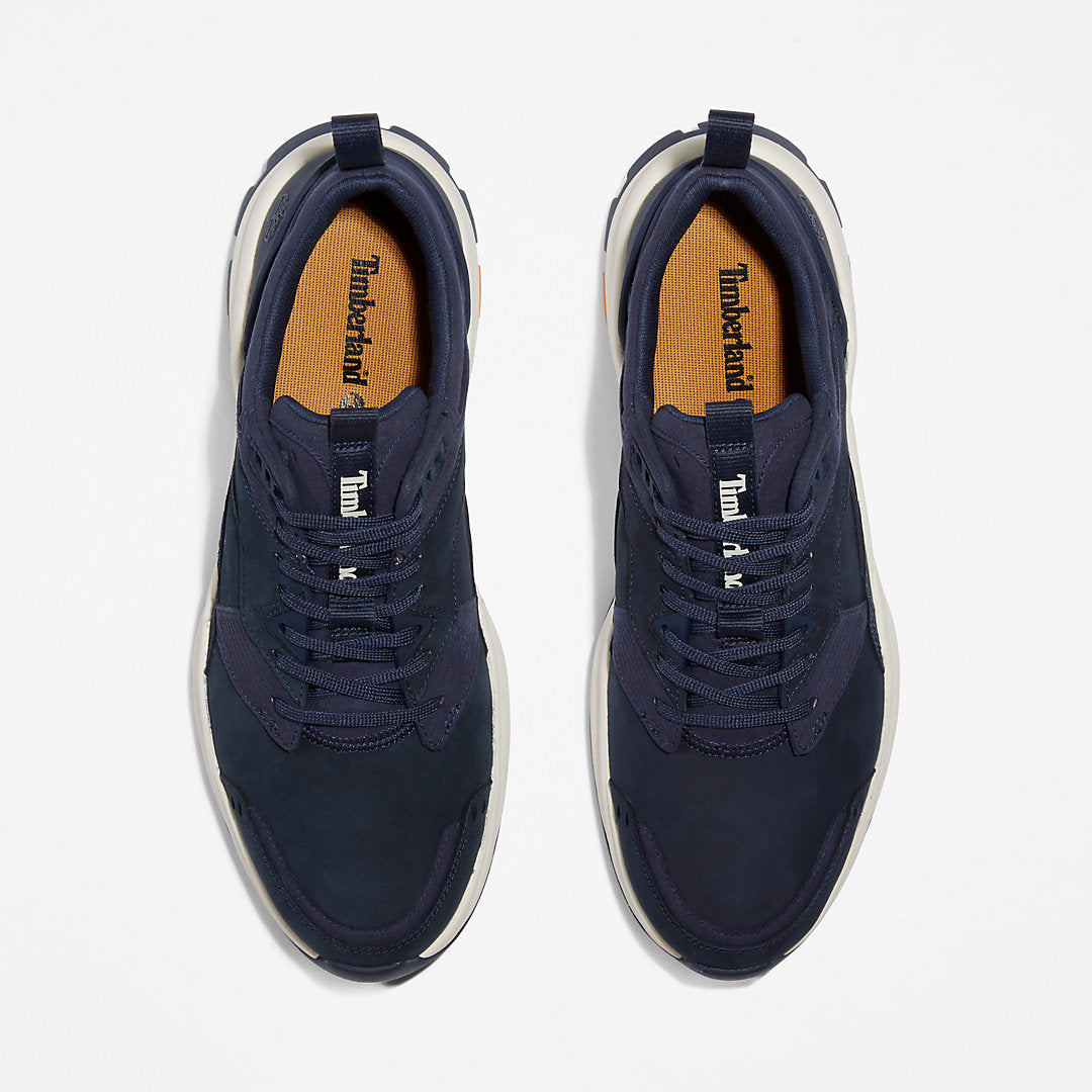Mens Timberland Tree Racer Leather Trainer for Men in Navy