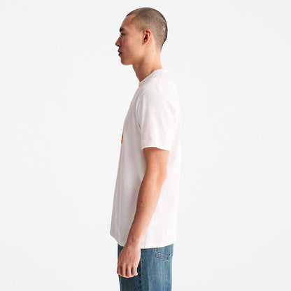 Mens Timberland Mountains-to-Rivers T-Shirt for Men in White