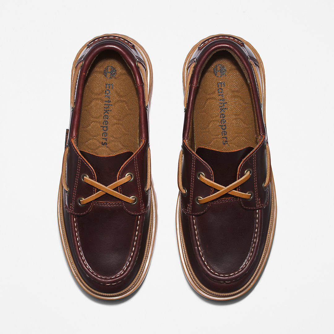 Womens Timberland GreenStride™ Ray City EK+ Boat Shoe for Women in Burgundy