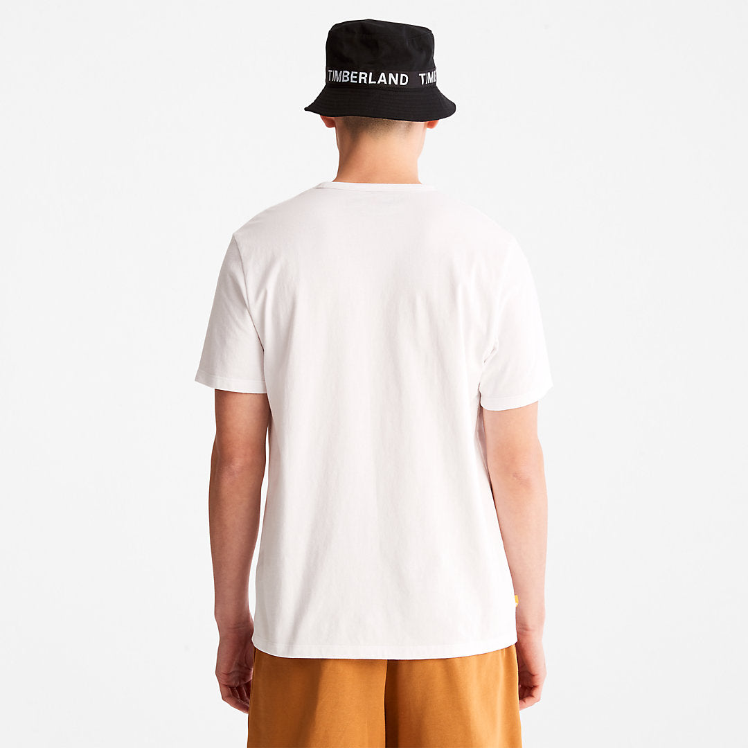 Mens Timberland Outdoor Heritage Graphic T-Shirt for Men in White