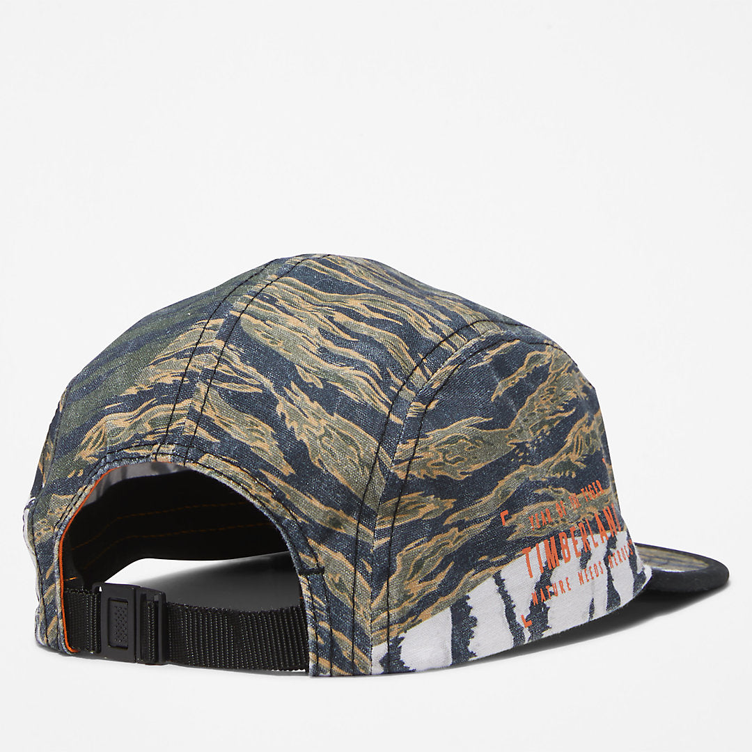 Mens Timberland Year of the Tiger Spring Grove Admiral Cap for Men in Black