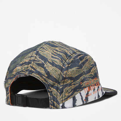 Mens Timberland Year of the Tiger Spring Grove Admiral Cap for Men in Black