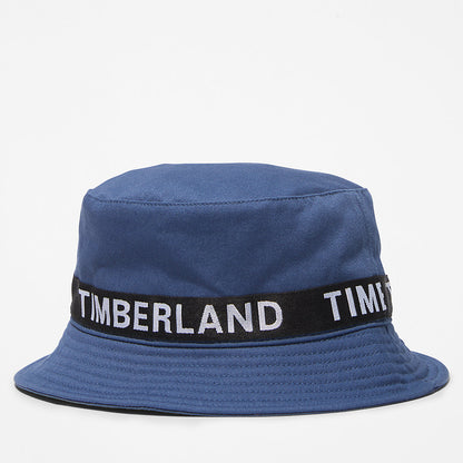 Mens Timberland Logo Bucket Hat for Men in Blue