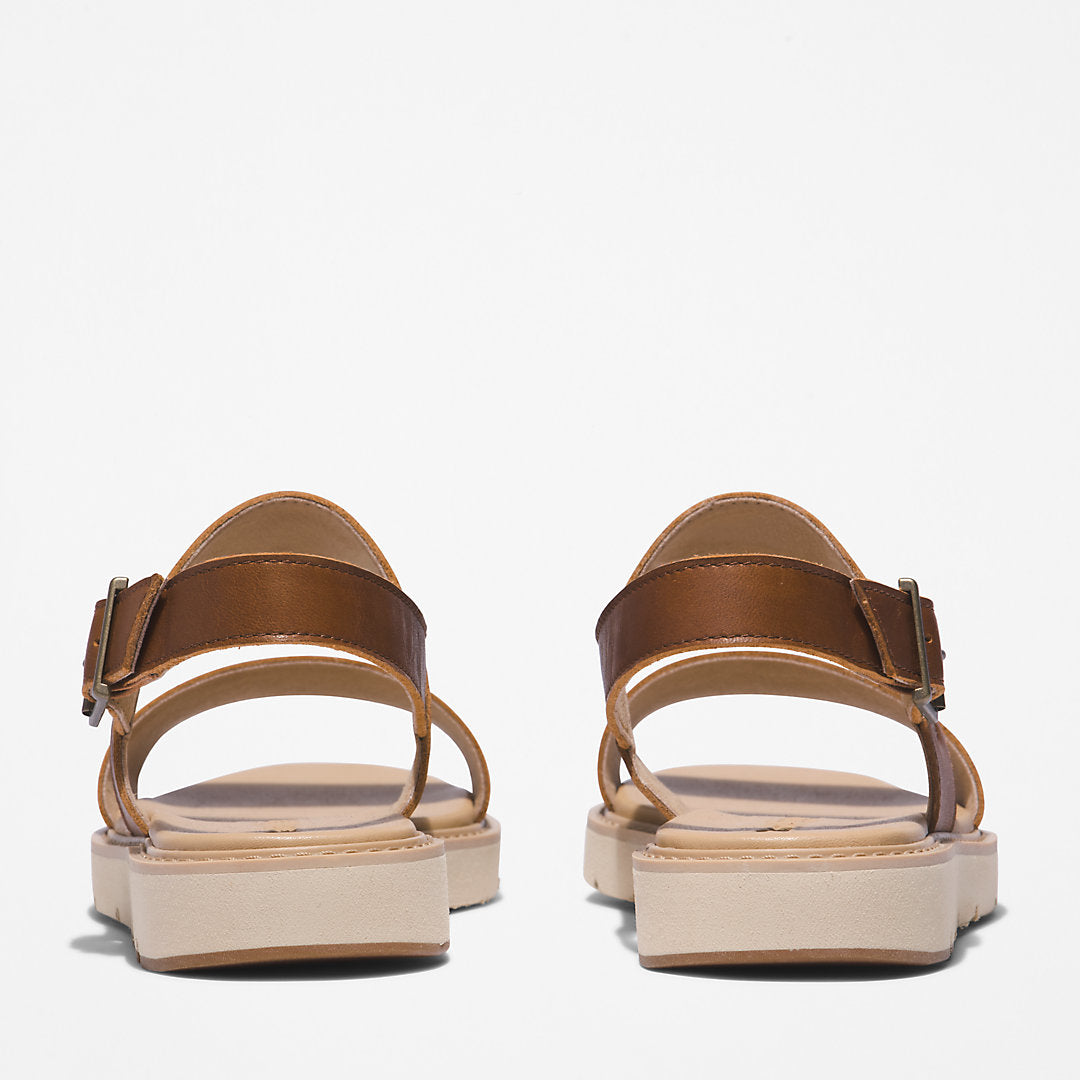 Womens Timberland Malibu Waves Slide Sandal for Women in Beige