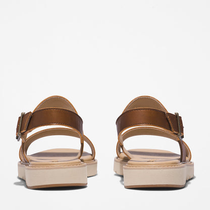 Womens Timberland Malibu Waves Slide Sandal for Women in Beige