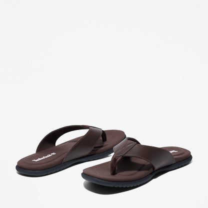Mens Timberland Kesler Cove Toe-bar Sandal for Men in Dark Brown