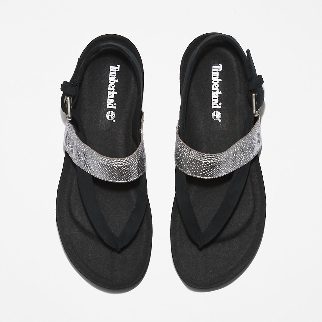 Womens Timberland Malibu Beach Flip-Flop Sandal for Women in Black