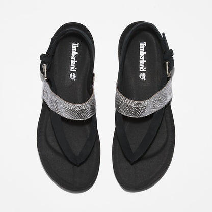 Womens Timberland Malibu Beach Flip-Flop Sandal for Women in Black