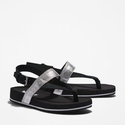 Womens Timberland Malibu Beach Flip-Flop Sandal for Women in Black