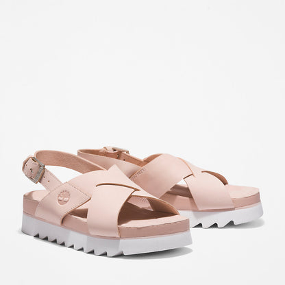 Womens Timberland Santa Monica Sunrise Sandal for Women in Light Pink