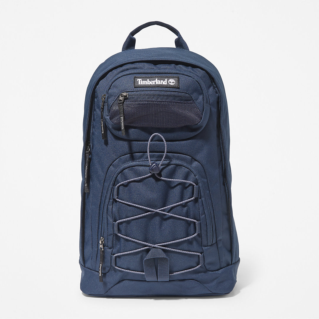 Mens Timberland Outdoor Archive Bungee Backpack in Navy