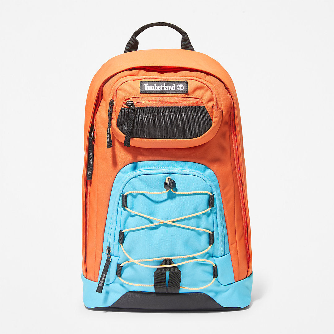 Mens Timberland Outdoor Archive Bungee Backpack in Orange