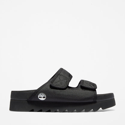 Womens Timberland Santa Monica Sunrise Slide Sandal for Women in Black