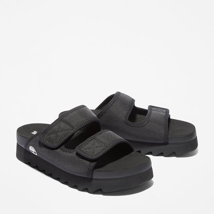 Womens Timberland Santa Monica Sunrise Slide Sandal for Women in Black