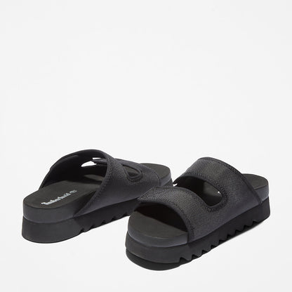Womens Timberland Santa Monica Sunrise Slide Sandal for Women in Black
