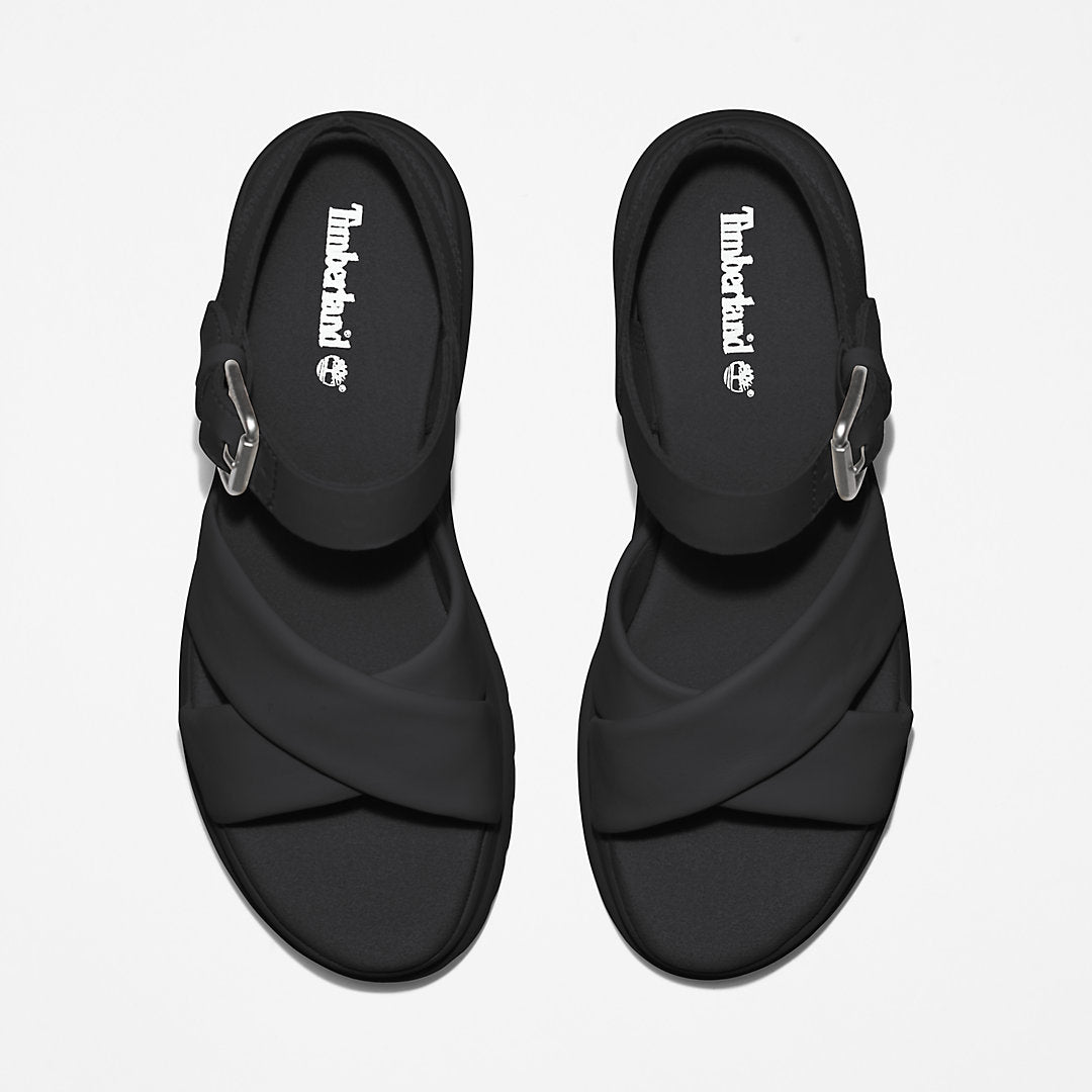Womens Timberland London Vibe Ankle-strap Sandal for Women in Black