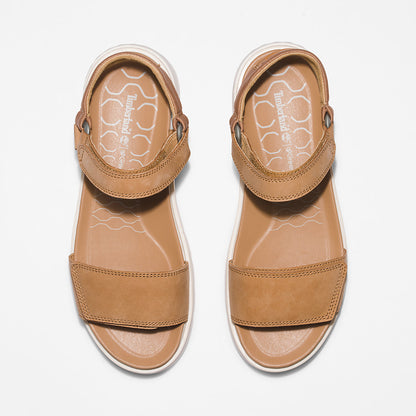 Womens Timberland Ray City Ankle Strap Sandal for Women in Brown