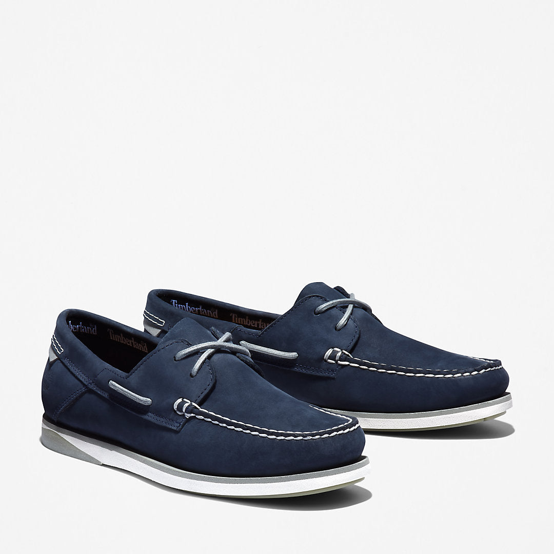 Mens Timberland Atlantis Break Boat Shoe for Men in Navy