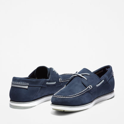 Mens Timberland Atlantis Break Boat Shoe for Men in Navy