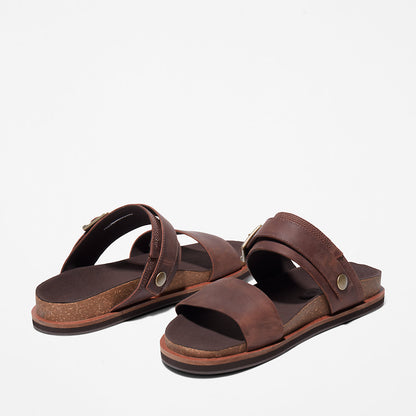 Mens Timberland Amalfi Vibes 2 Band-strap Sandal for Men in Dark Brown