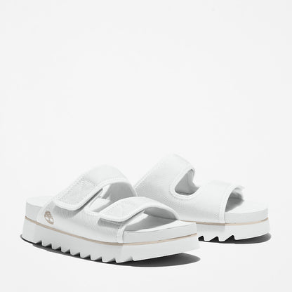 Womens Timberland Santa Monica Sunrise Double-Strap Sandal for Women in White