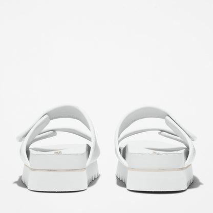 Womens Timberland Santa Monica Sunrise Double-Strap Sandal for Women in White