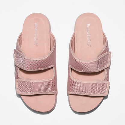 Womens Timberland Santa Monica Sunrise Double-Strap Sandal for Women in Pink
