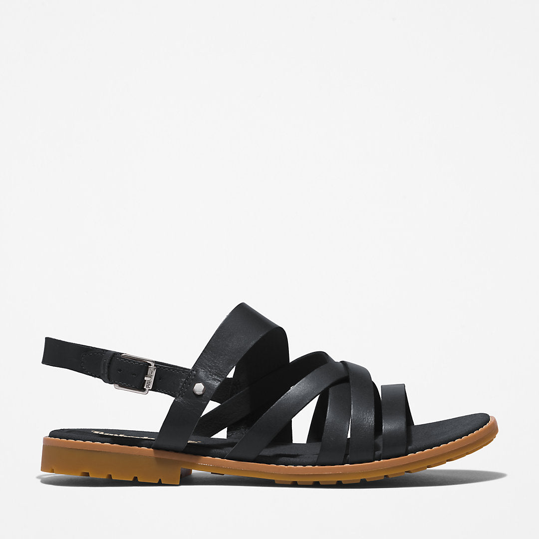 Womens Timberland Chicago Riverside Backstrap Sandal for Women in Black