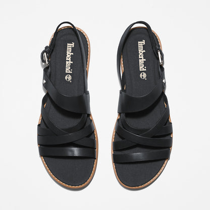 Womens Timberland Chicago Riverside Backstrap Sandal for Women in Black