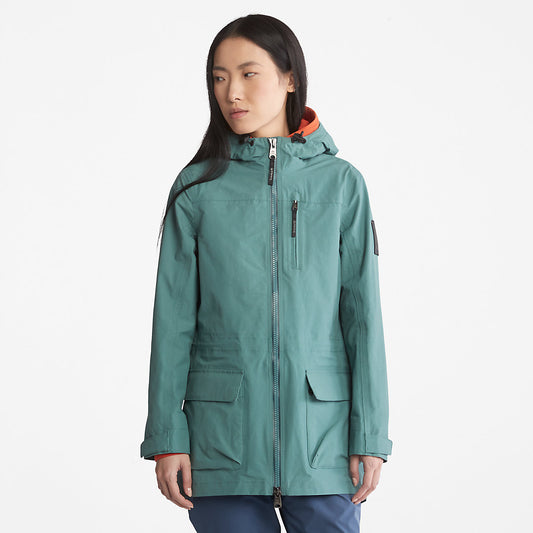 Womens Timberland Waterproof Utility Jacket for Women in Teal