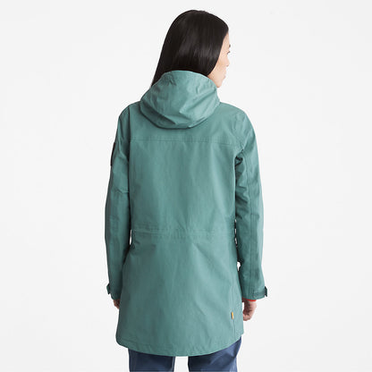 Womens Timberland Waterproof Utility Jacket for Women in Teal