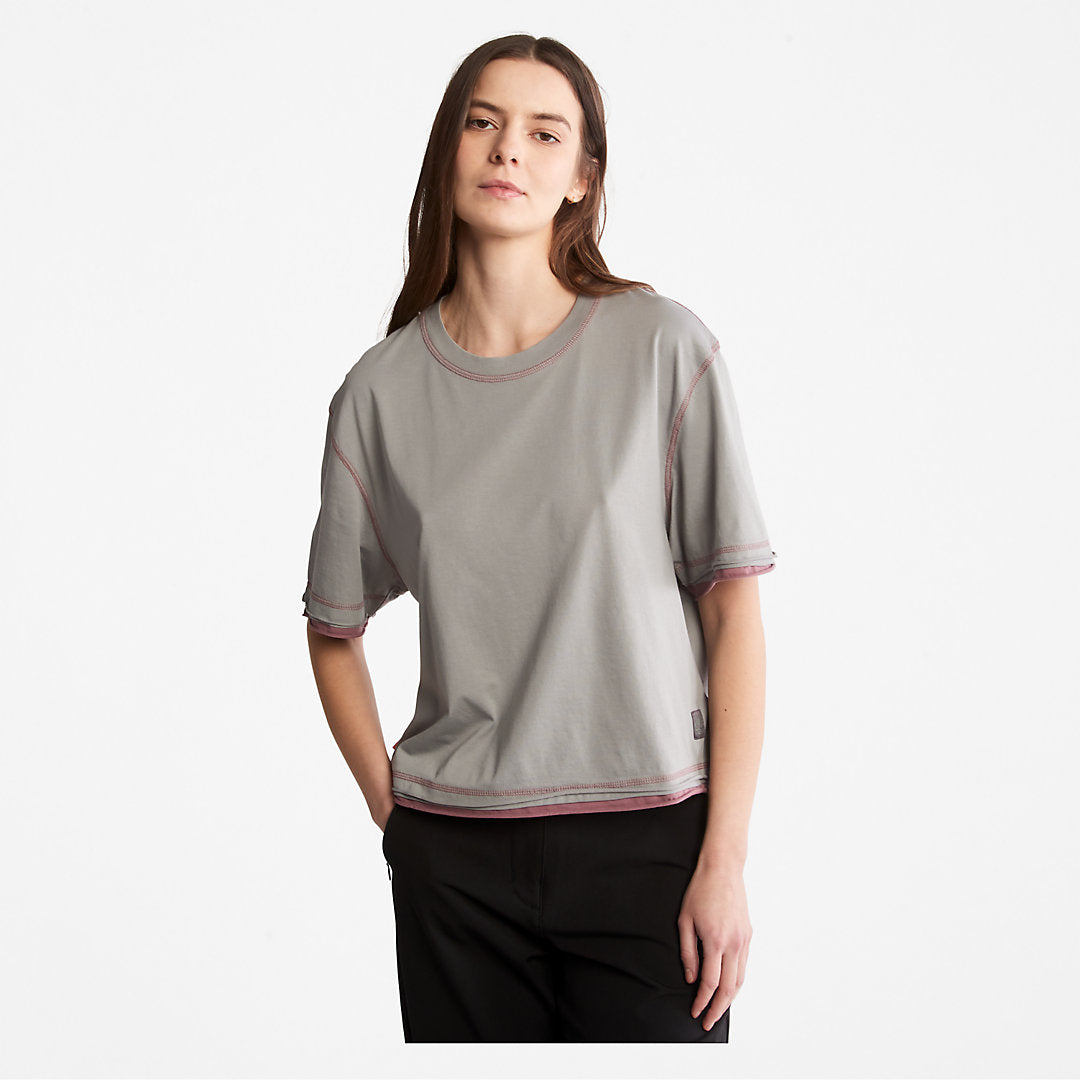 Womens Timberland Anti-Odour Supima® Cotton T-Shirt for Women in Grey
