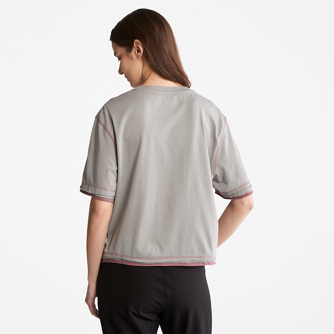 Womens Timberland Anti-Odour Supima® Cotton T-Shirt for Women in Grey