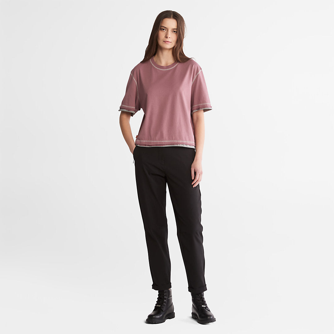 Womens Timberland Anti-Odour Supima® Cotton T-Shirt for Women in Pink
