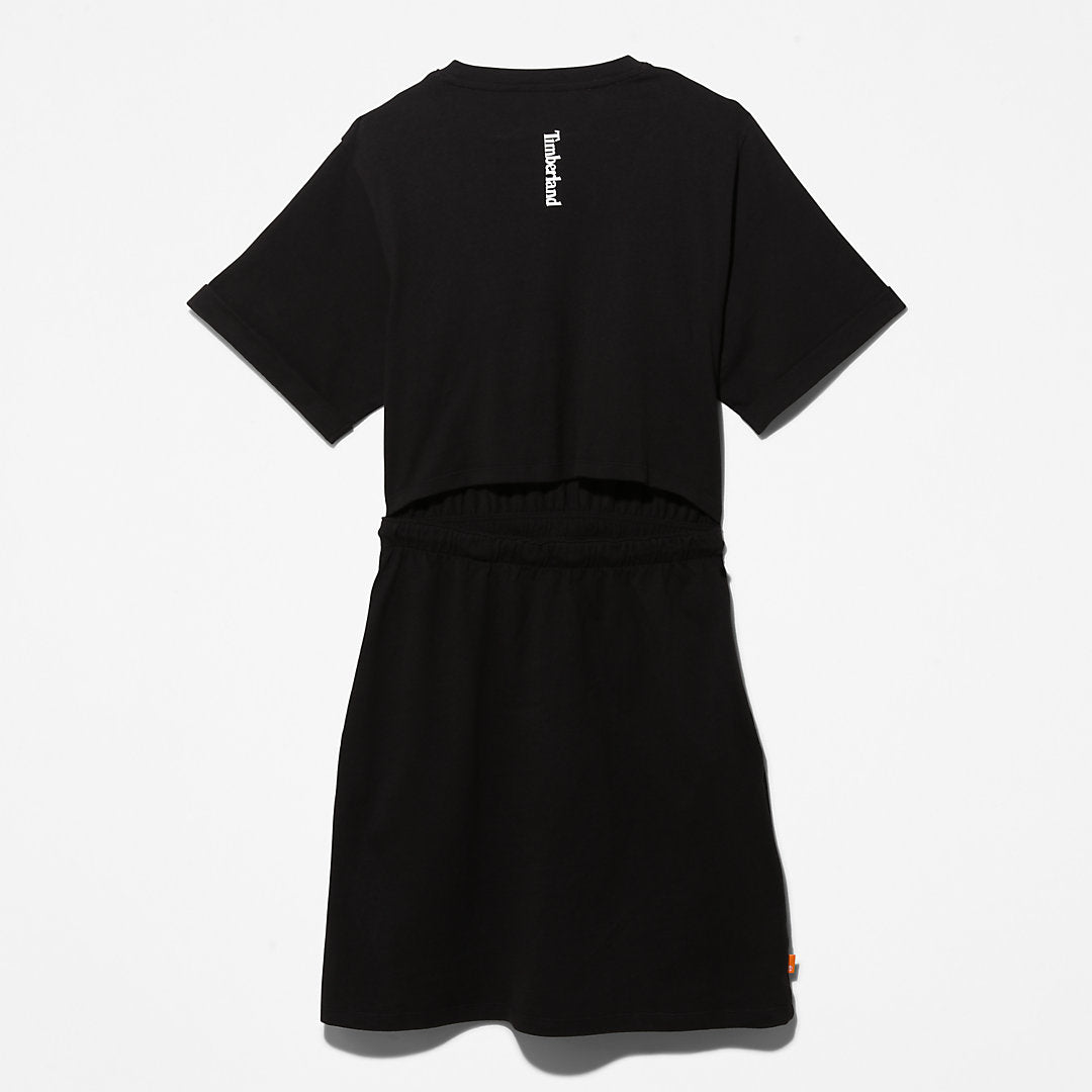 Womens Timberland T-Shirt Dress for Women in Black
