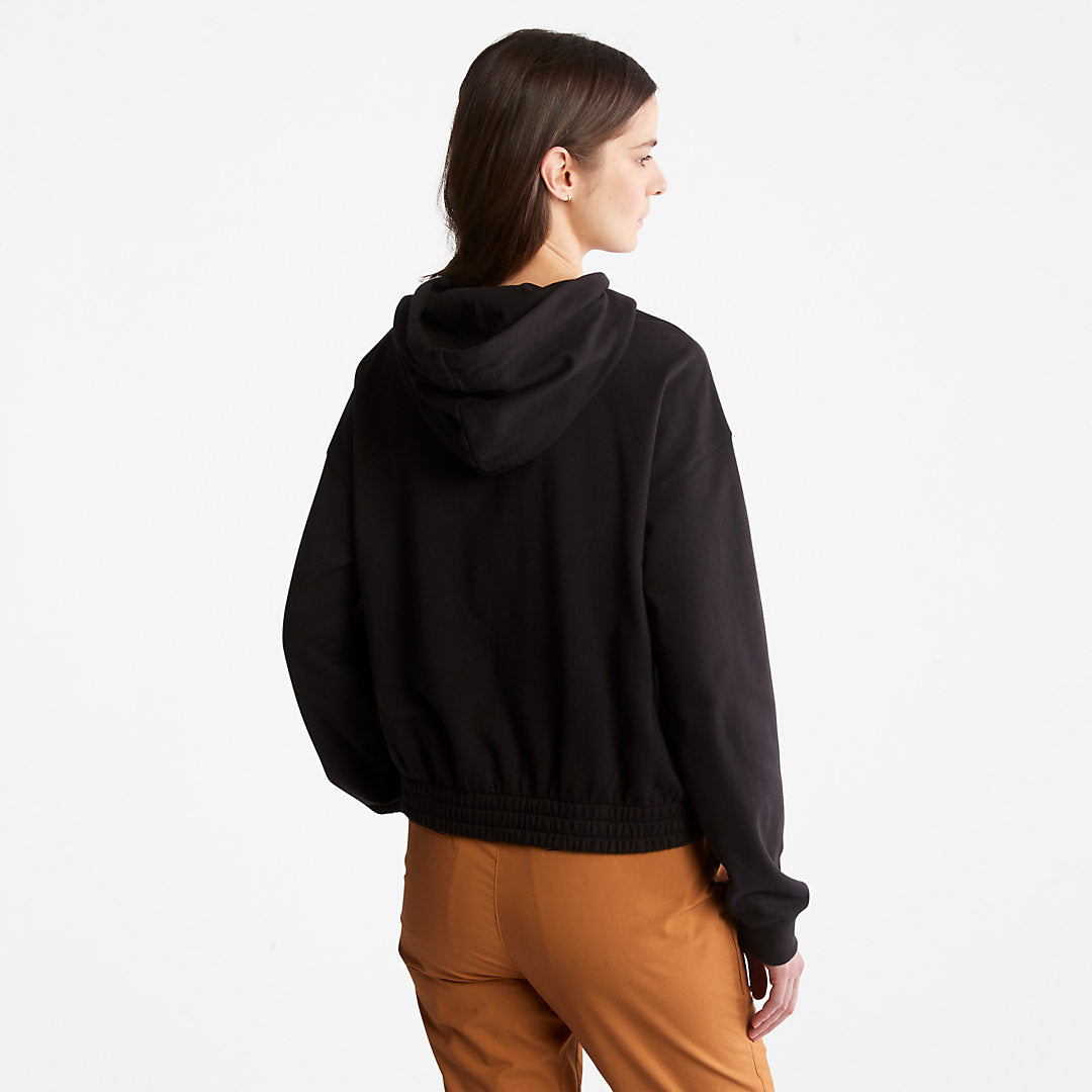Womens Timberland Established 1973 Logo Hoodie for Women in Black