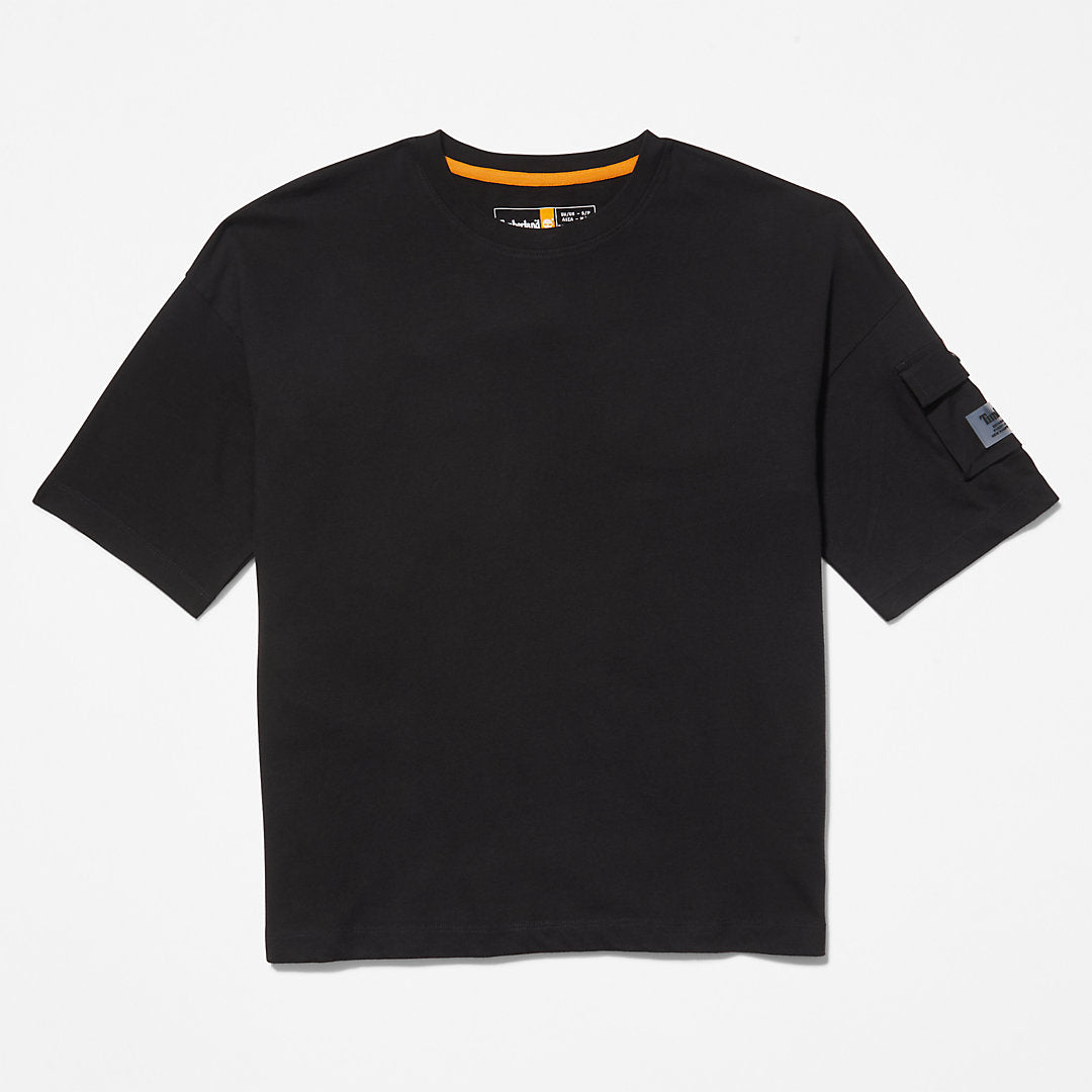 Womens Timberland Progressive Utility Pocket T-Shirt for Women in Black
