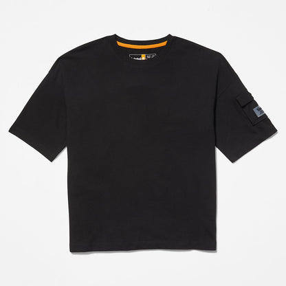 Womens Timberland Progressive Utility Pocket T-Shirt for Women in Black
