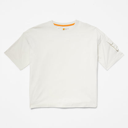 Womens Timberland Progressive Utility Pocket T-Shirt for Women in White