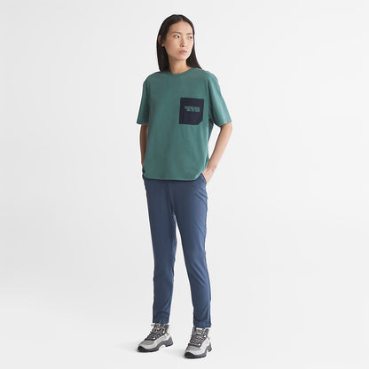 Womens Timberland TimberCHILL™ Pocket T-Shirt for Women in Teal
