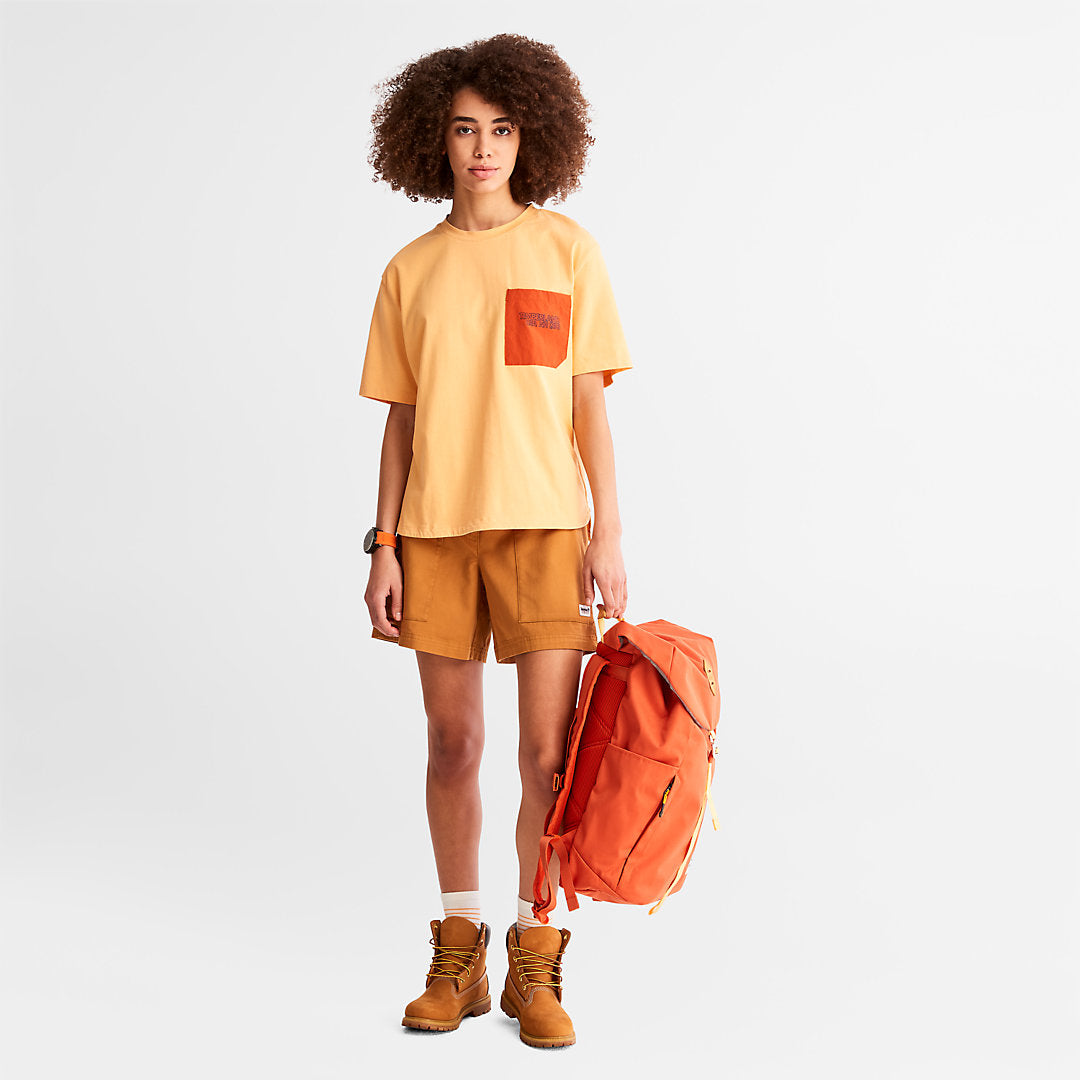 Womens Timberland TimberCHILL™ Pocket T-Shirt for Women in Orange