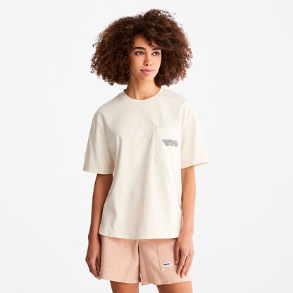 Womens Timberland TimberCHILL™ Pocket T-Shirt for Women in White