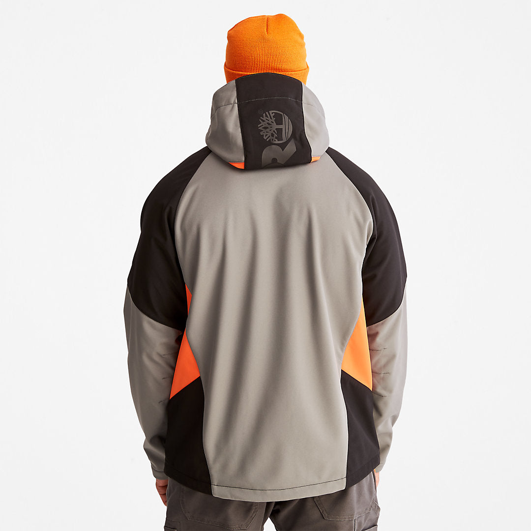 Mens Timberland Timberland PRO® Power Zip Hooded Softshell Jacket for Men in Grey