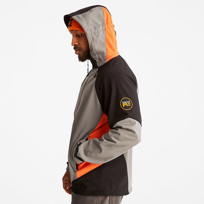 Mens Timberland Timberland PRO® Power Zip Hooded Softshell Jacket for Men in Grey