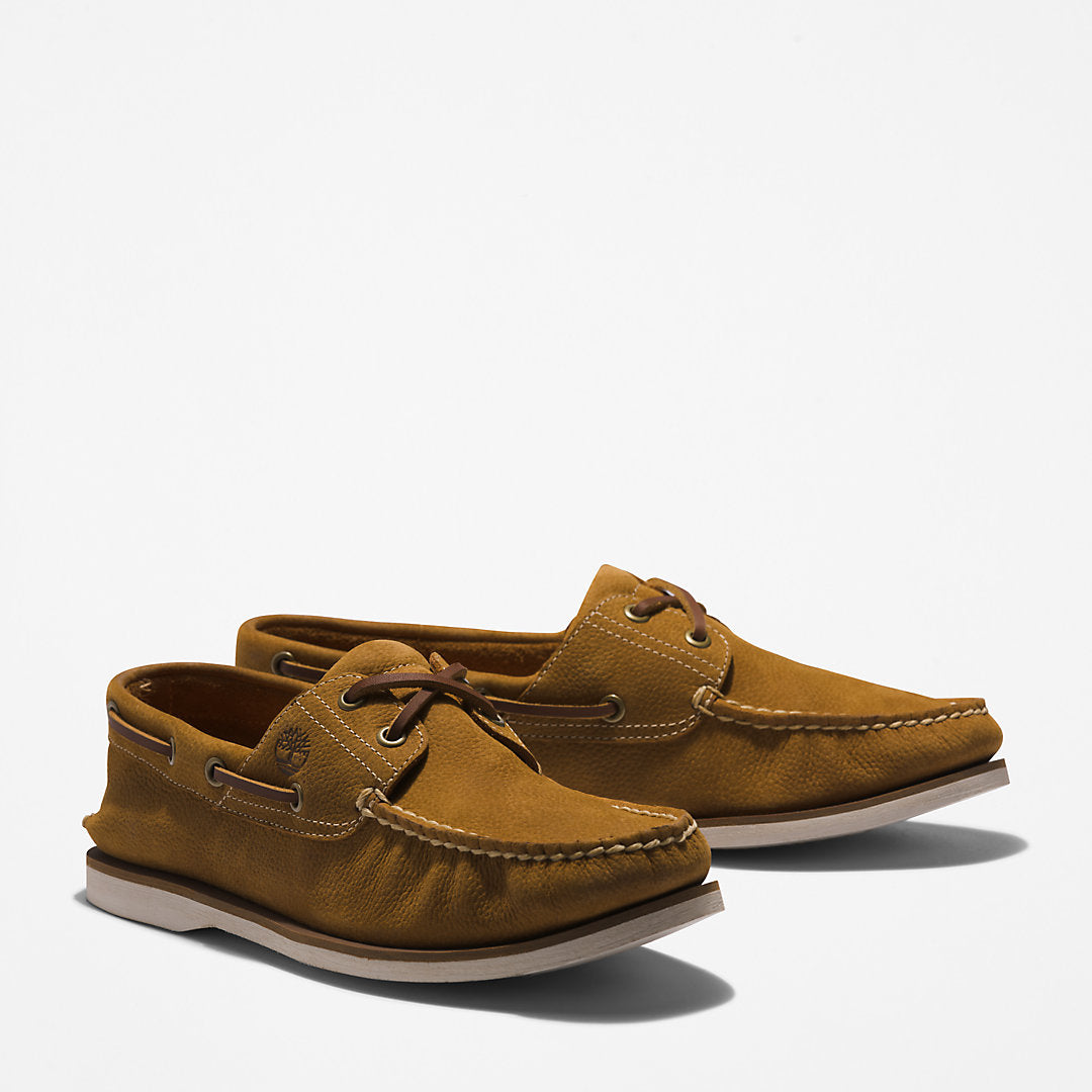 Mens Timberland Classic EK+ Boat Shoe for Men in Light Brown