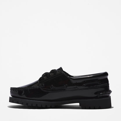 Womens Timberland Timberland® Noreen 3-Eye Boat Shoe for Women in Black