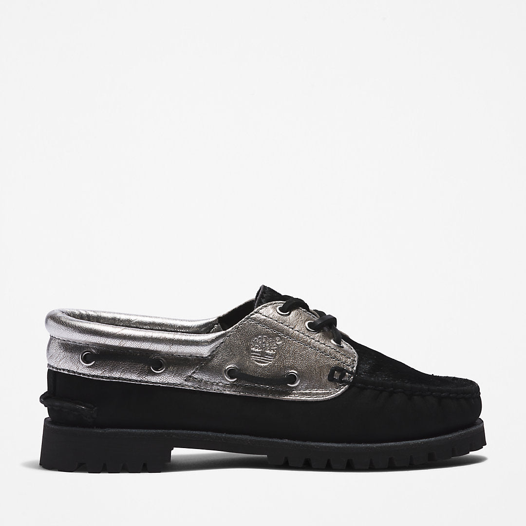 Womens Timberland Timberland® Noreen 3-Eye Boat Shoe for Women in Silver
