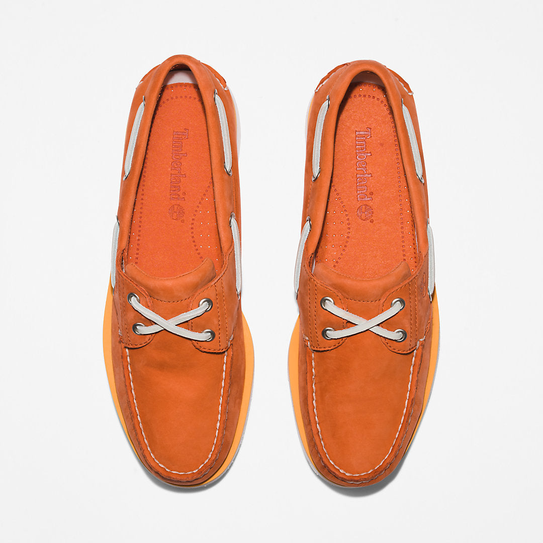 Mens Timberland Timberland® 2-Eye Classic Boat Shoe for Men in Orange