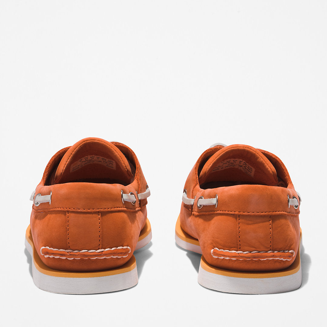 Mens Timberland Timberland® 2-Eye Classic Boat Shoe for Men in Orange